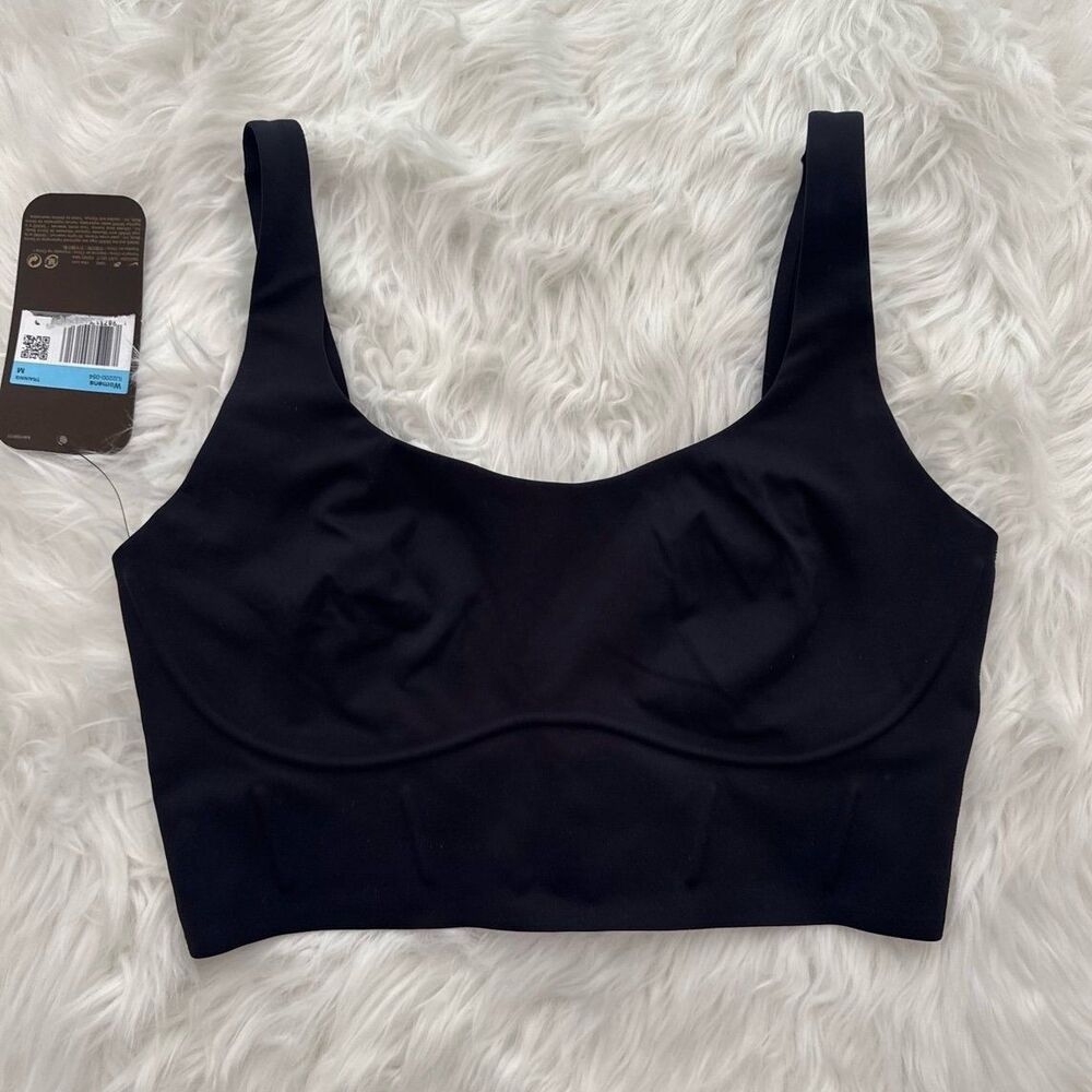 Nike Skims Matte Longline Corset Bra Obsidian Size Medium